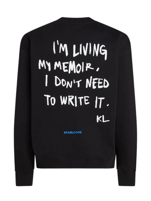 Felpa con citazione Karl Lagerfeld Karl Lagerfeld jeans | A4M20026999